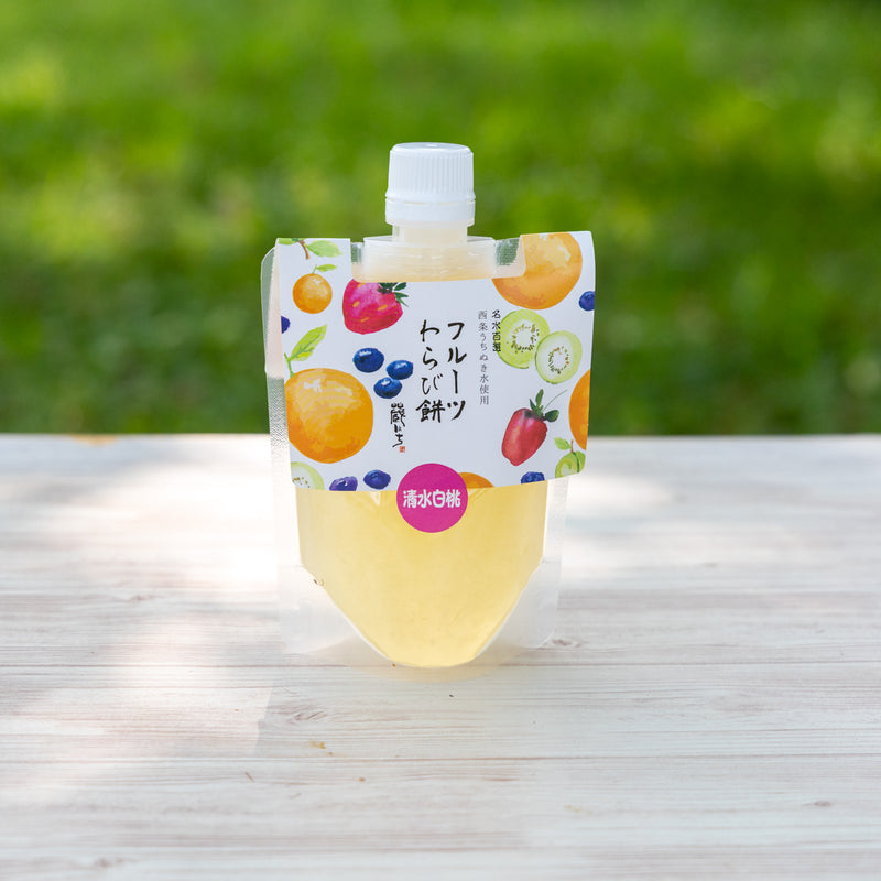 フルーツわらび餅　清水白桃