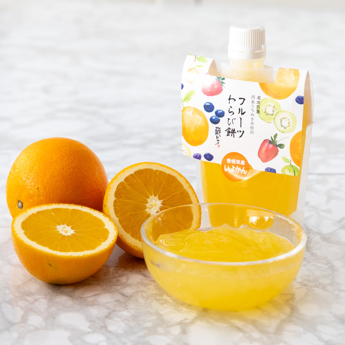 フルーツわらび餅 いよかん – おおさかや蔵はち